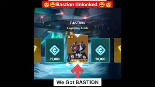 Unlock Bastion🤩,Free Token for Bastion - Mech Arena New Mech #mecharena #youtubeshorts #shorts
