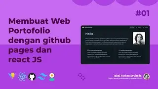 Membuat Web Portofolio dengan github pages dan react JS