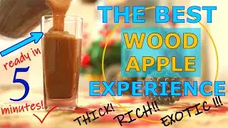 EXOTIC Wood Apple Juice in 5 MINUTES - NEW (Food Coma ASMR)