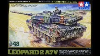 TAMIYA 1/48 LEOPARD 2 A7V ＃01　レオパルト2A7Vドイツ連邦軍主力戦車