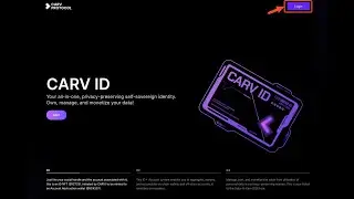 Carv protocol - web3 игровая социальная сеть проводит аирдроп! Заработай 500$