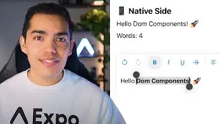 How to implement a Rich Text Editor using DOM Components