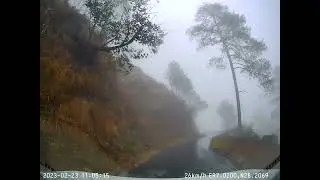 DANGEROUS BUT BEAUTIFUL foggy weather IN ARUNACHAL ..MEE DRIVING BOLERO FROM PUNE- MAHARASHTRA