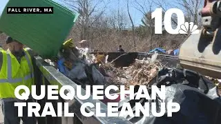 Community cleans up trash along Fall River trail