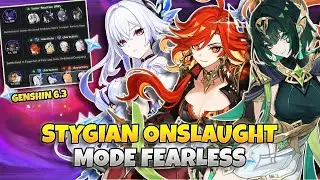 Stygian Onslaught Mode Fearless | Ảo Cảnh Hiểm Ác | Genshin Impact 6.3