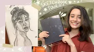 a messy 2021 sketchbook tour + completing my first sketchbook 🥳