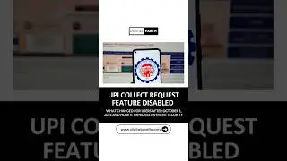 UPI Collect Request Feature Disabled #upipayments #digitalpayment #transition #financial #bank