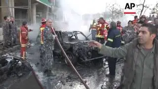 A car bomb exploded in Beirut, Lebanon, killing a prominent pro-Western politician and at least five