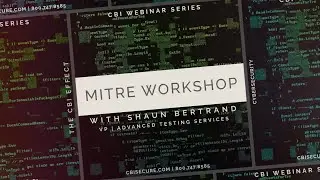 Virtual Workshop: MITRE ATT&CK Framework