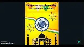 Independence day Canva poster | Creations with Ashita