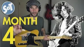 9 MONTH GUITAR CHALLENGE | Part 05 - Month Four Check-In - 