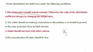 Nernst distribution law- Part-2
