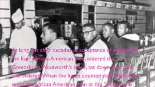 Greensboro Lunch Counter Protest- Cydney & Jess