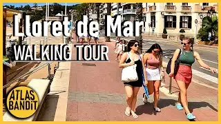🇪🇸Lloret de Mar - The Summer Walking Tour.