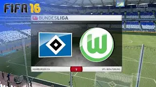 FIFA 16 - Hamburger SV vs. VfL Wolfsburg @ Volksparkstadion