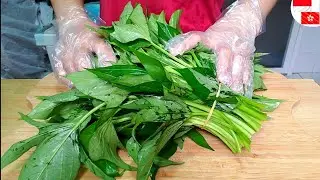 Cooking cassava leaves that are as delicious as meat..!!