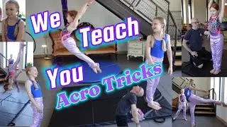 We Teach YOU Acro Tricks Tutorial