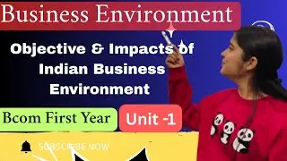 Indian Business Environment objectives | Importance of Indian Business Environment Unit 1 Bcom Mcom