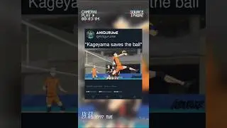 Haikyu!! season 4 episode 16 [ Edit/Amv ] Kageyama saves the ball #haikyuu #shorts
