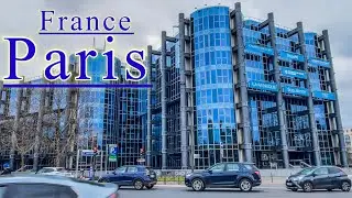 Paris walking tour La D&eacute;fense Bois Colombes | Pris 4K |60fps HDR video resolution