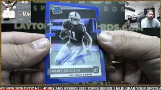 2020 Panini Donruss Optic Football Hobby 6 Box Break #1 CRAZY HALF CASE!