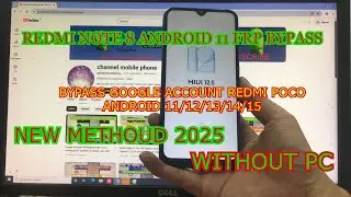 Redmi Note 8 FRP Bypass Android 11 MIUI 12.5.2 | Google Account Unlock Without PC (2025 Method)