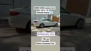 BMW 520D Luxury Line for sale in Bangalore