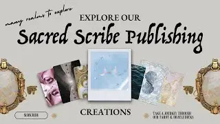 Sacred Scribe Publishing Tarot & Oracle Deck Unboxing Walkthroughs