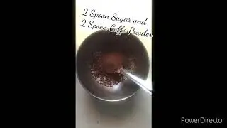 Home made CCD Coffee chocolate coffee