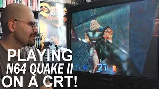 Quake II for N64 on a CRT (Memory Lane)