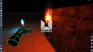 Mentioum Plays UemeU - Building A Wall Mounted Torch