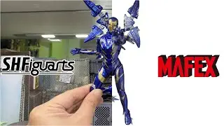 Sh Figuarts Vs Mafex Iron Man Rescue Suit Action Figure Comparison