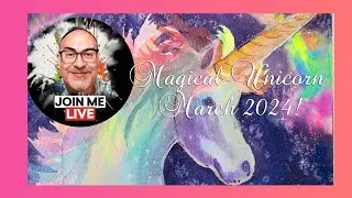 Gideonslight is live! Let's paint a unicorn in watercolour! let me show you how.
