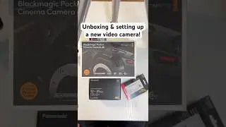 Unboxing and setting up a new Black Magic Design Pocket Cinema 4K #camera  #blackmagicdesign