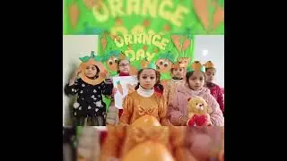 Orange Color day🍊at orbit school#orbitschoolmaincampus