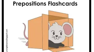 Fun & Easy Way to Learn Prepositions | Mouse & Box Flashcards for Kids#englishforkids