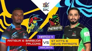 Highlights | Antigua And Barbuda Falcons vs. St Kitts & Nevis Patriots | CPL 2025