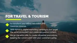 Digital Marketing for Travel & Tourism