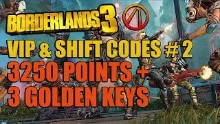 Borderlands 3 VIP & Shift Codes #2 | Over 3000 Points + 3 Golden Keys!