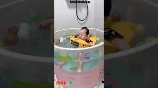 Tired of Bulky Baby Bathtubs? Try the Baby Folding Bath Bucket!#Shorts