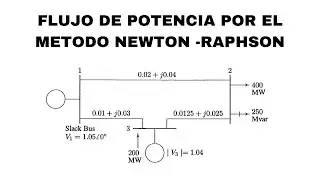 Flujo de Potencia mediante el metodo Newton - Raphson paso a paso