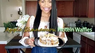 Apple Cinnamon Protein Waffles