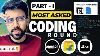 Frontend Coding Interview 2024 🚀 | Auto-save In Text Editors | Simple Approach