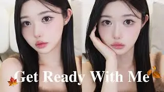 GRWM🍁🌼|秋だ！デートメイクするからみんなも一緒に準備しよ〜