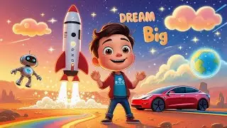 Elon Musk Story for Kids: SpaceX, Tesla & Space Adventure!