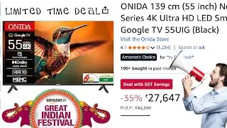 ONIDA 139 cm (55 inch) Nexg Series 4K Ultra HD LED Smart Google TV