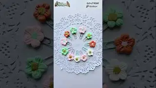 DIY Flower Paper Clips from Clay &ndash; So Cute & Easy! 🌸📎#shortsvideo #shorts #diy #claycraft
