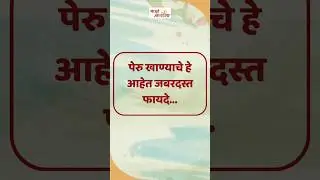 पेरु खाण्याचे हे आहेत जबरदस्त फायदे..  #guavanutrition #mazarogya #माझंआरोग्य #healthylifestyle