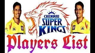 Chennai Super Kings IPL 2018 Teams Players List