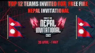 Top 12 Teams Invited For Free Fire Nepal Invitational 2022 | Nepal Esports |